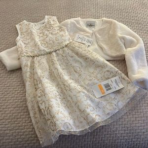 Girl’s Rare Editions 2 piece dress set size 6X. NWT